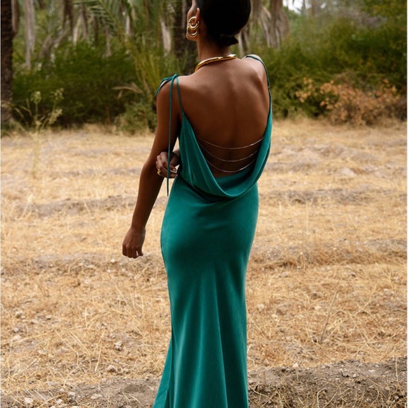 Rat & Boa Ophelia Green Dress - Picture 3 of 6